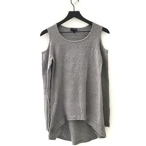 The Limited Peek-a-boo Shoulder Tunic Sweater